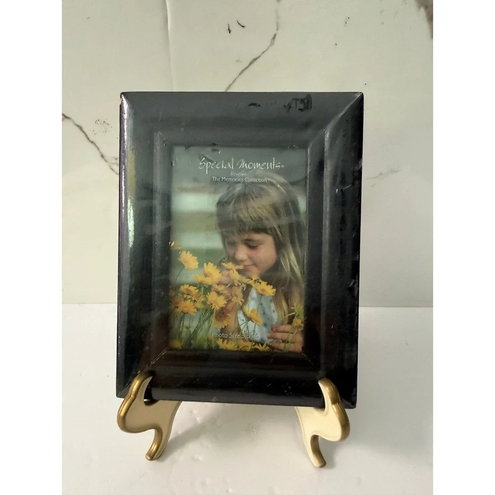 Special Moments Black Beveled Tabletop Picture Frame 3.5x5 Memories Collection
